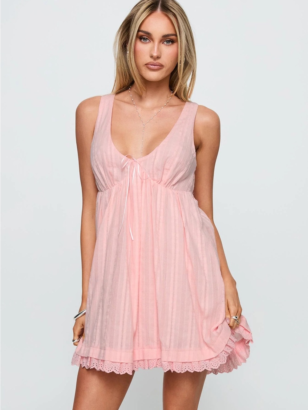 Princess Polly Nelty Mini Dress Pink
